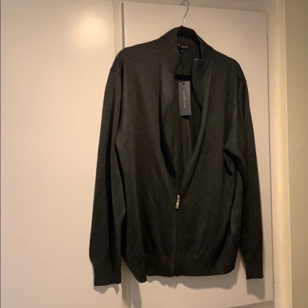 Long sleeve zipper sweater